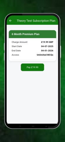 Theory Test 125 iPhone screenshot