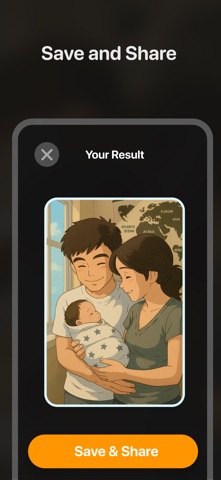 GenMe – AI Art & Filter Studio iPhone screenshot