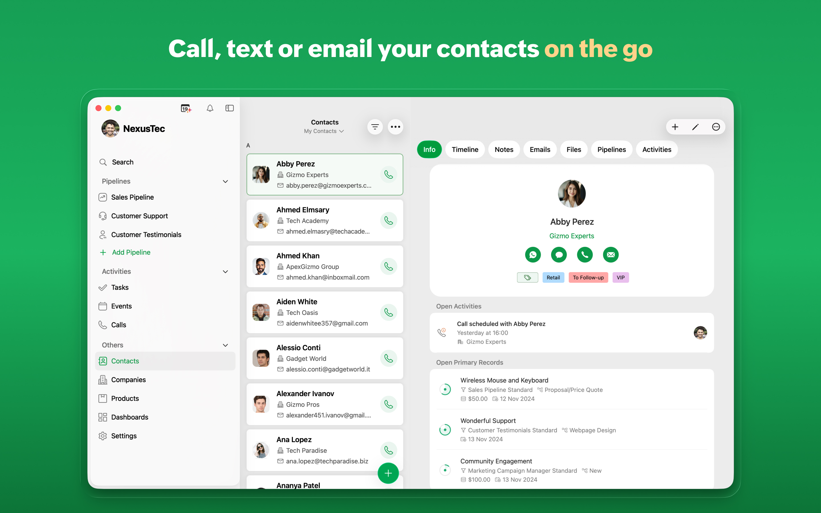Bigin by Zoho CRM