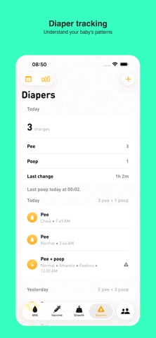 BabyLog - Baby Routine Screenshot 4 of 5