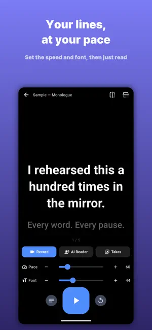 LinePrompter screenshot 1
