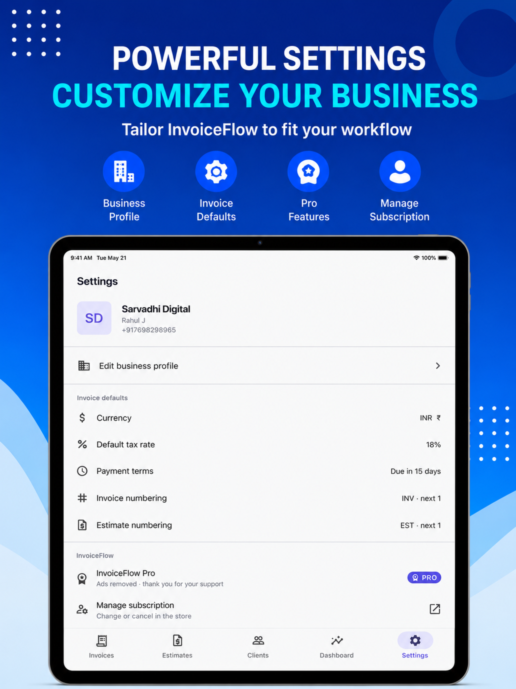 InvoiceFlow – Invoice Maker screenshot 16