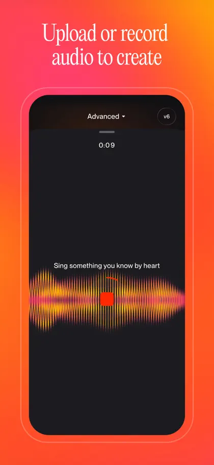 Screenshot 4 di 6 di Suno - AI Songs, Music, Lyrics