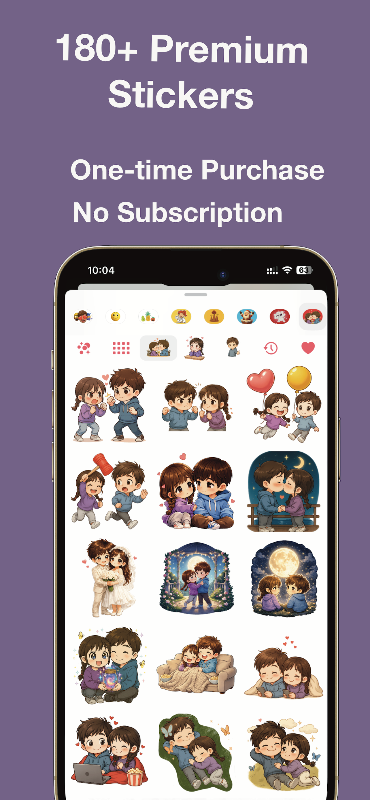Love Stickers - Ora and Omi screenshot 5