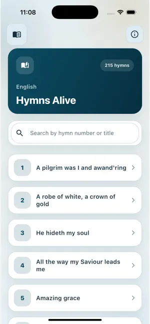 Hymns Alive screenshot 1