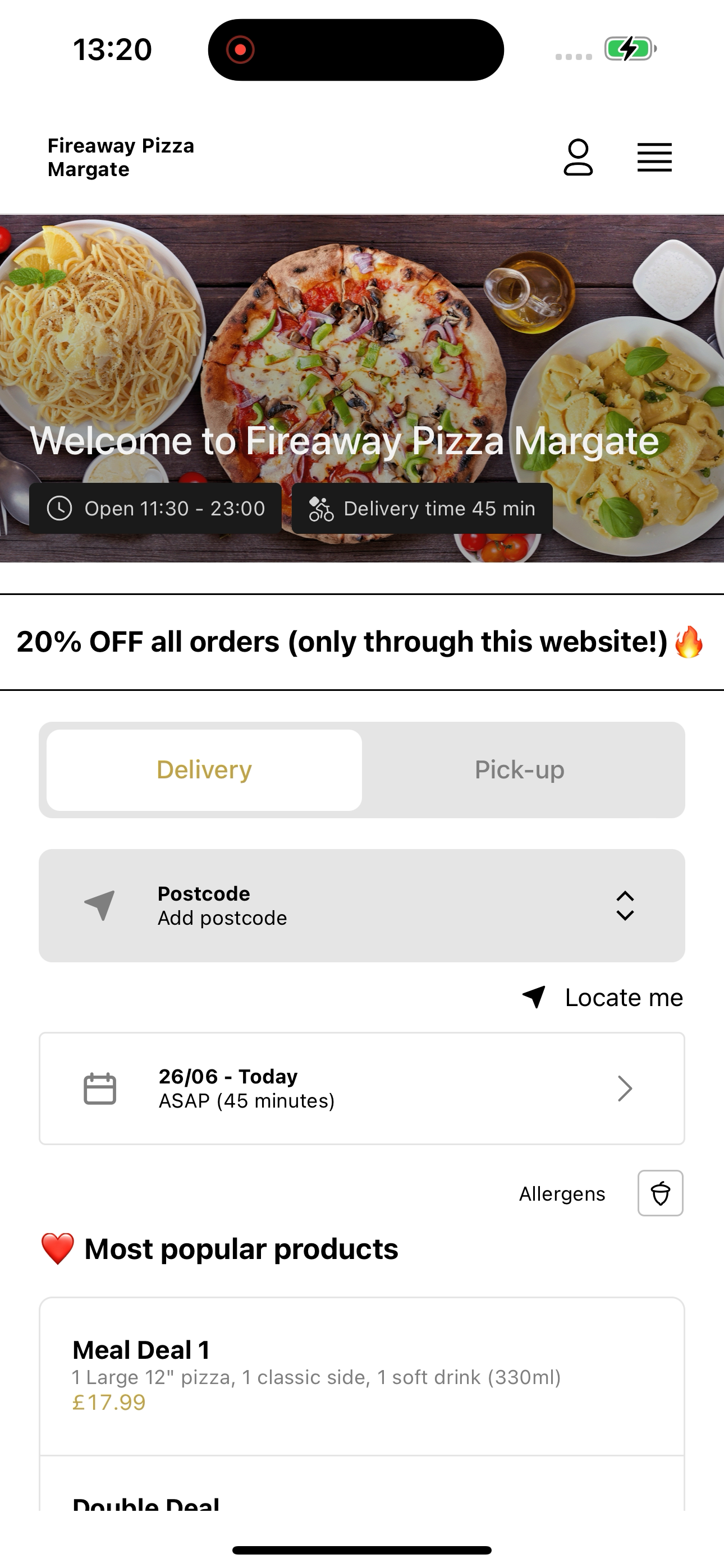 Fireaway Pizza Margate screenshot 6
