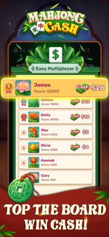 Mahjong Cash iPhone screenshot