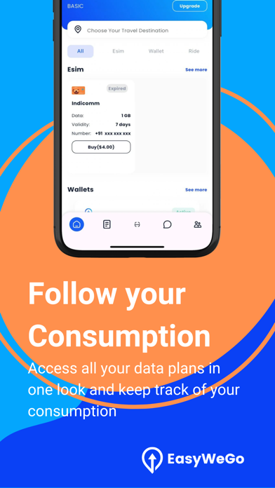 EasyWeGo: eSIM, Ride, Pay! Screenshot