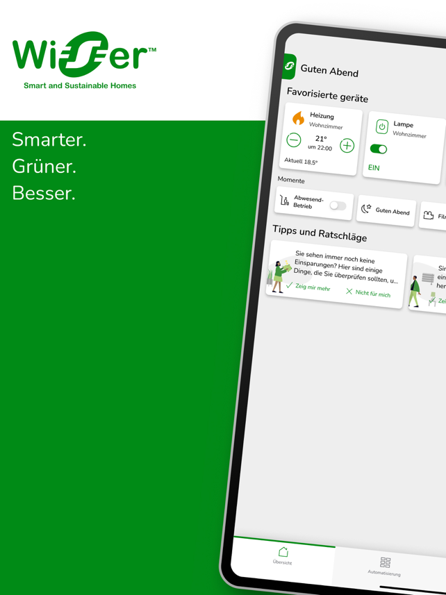 Wiser Home Screenshot