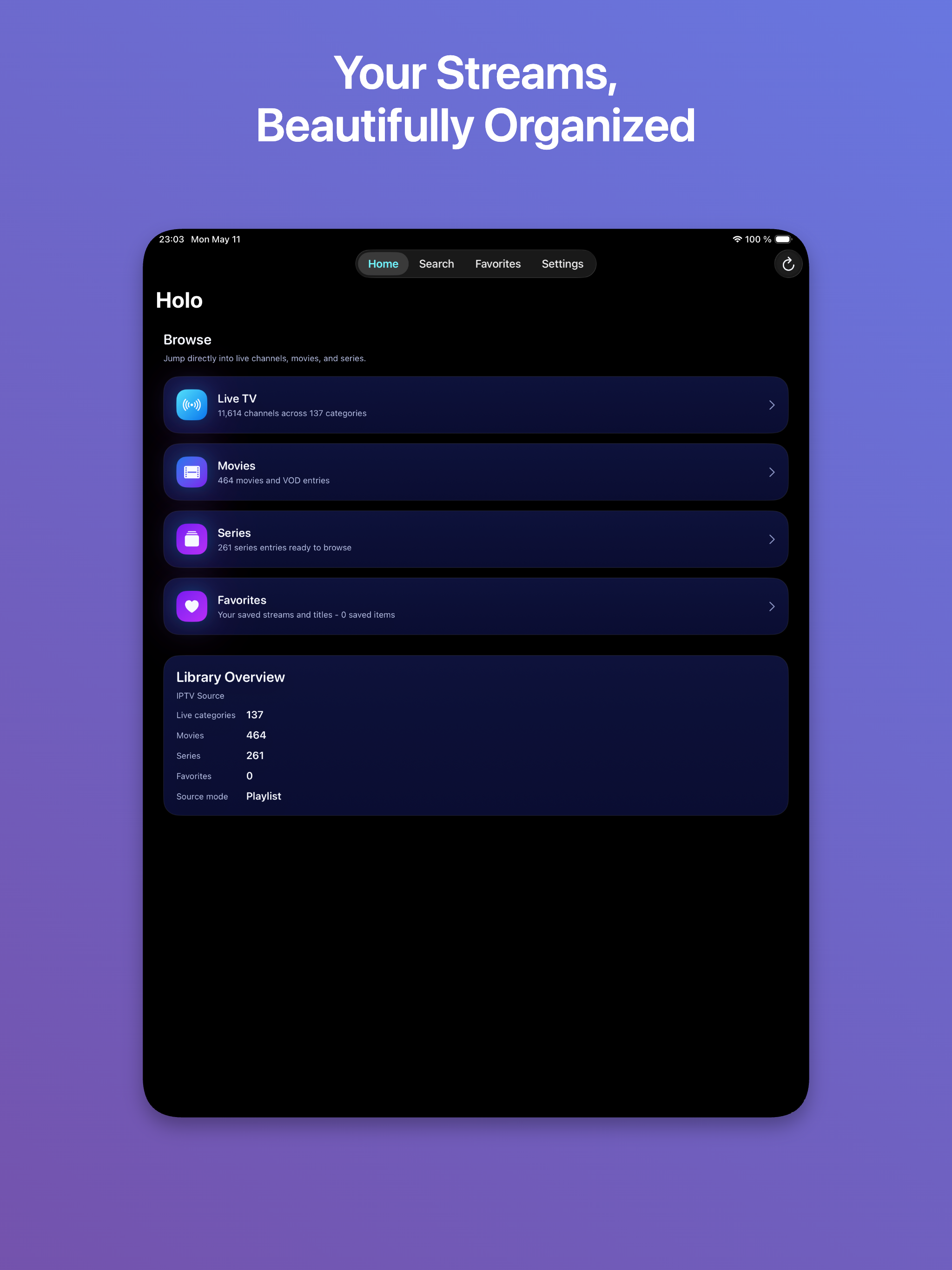 Holo: IPTV Player