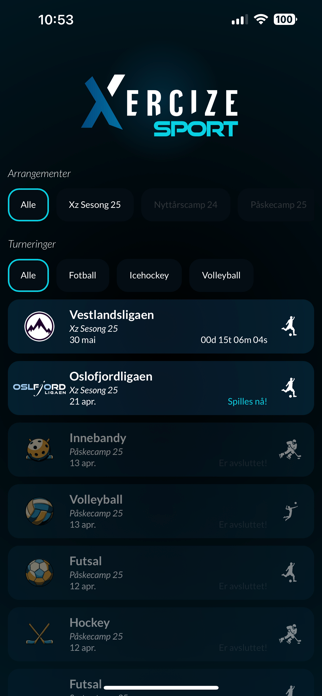 Xercize Sport Screenshot 1 of 3