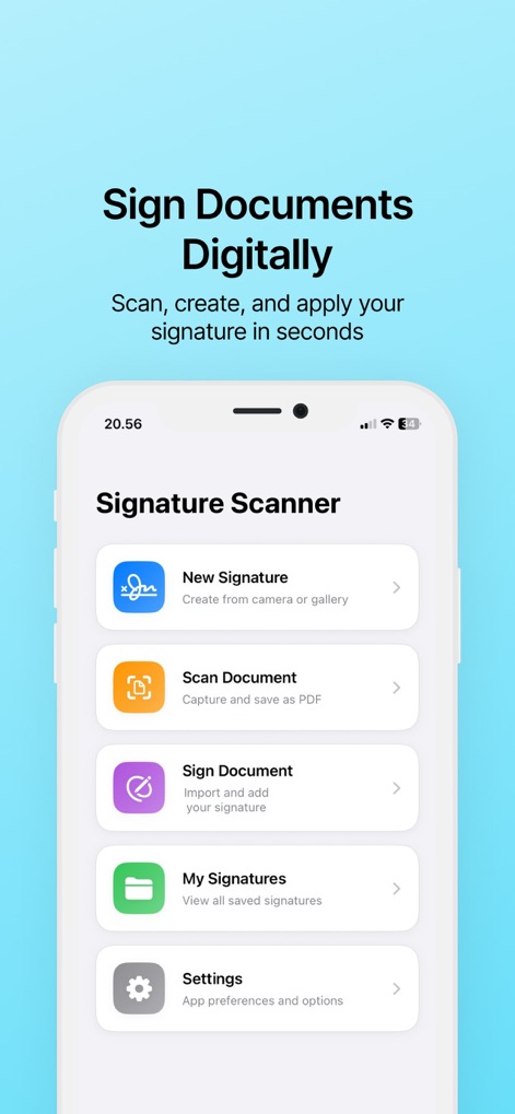 Signature Scanner eDocument - Business App | MWM