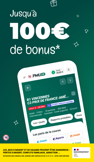 Screenshot #1 pour PMU.fr - Pari Hippique & Turf