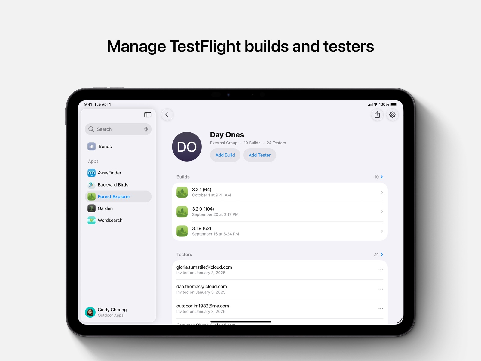App Store Connect ipad screenshot 4