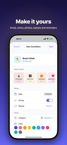 Hourglass: Countdown & Widgets Screenshot 4 of 5