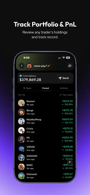 MoonRush: Social Trading screenshot 4
