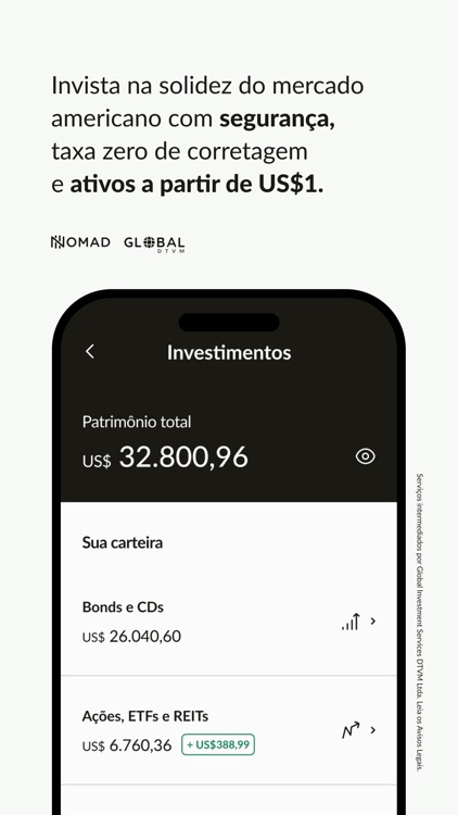 Nomad: Conta digital em dólar screenshot-3