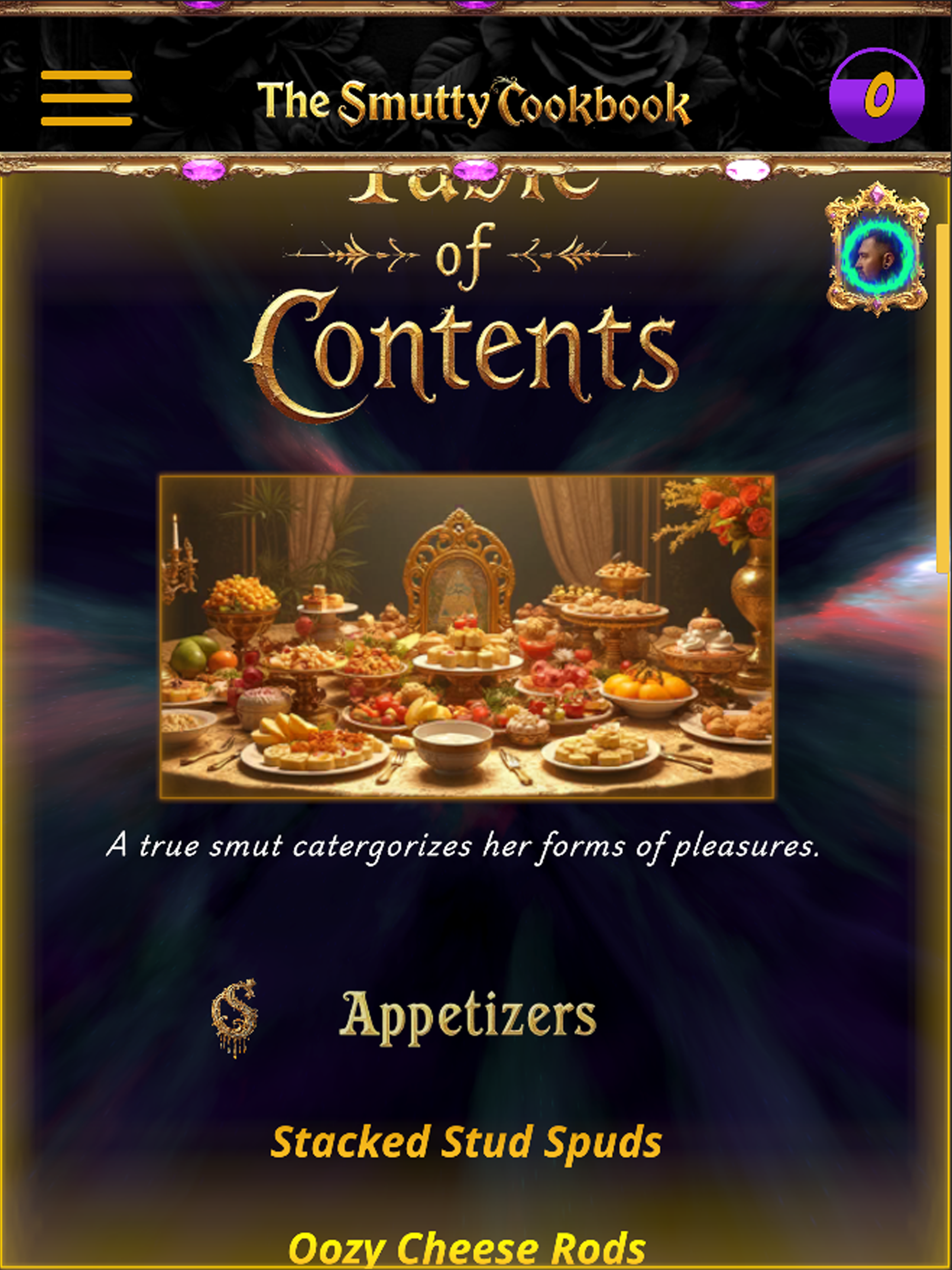The Smutty Cookbook