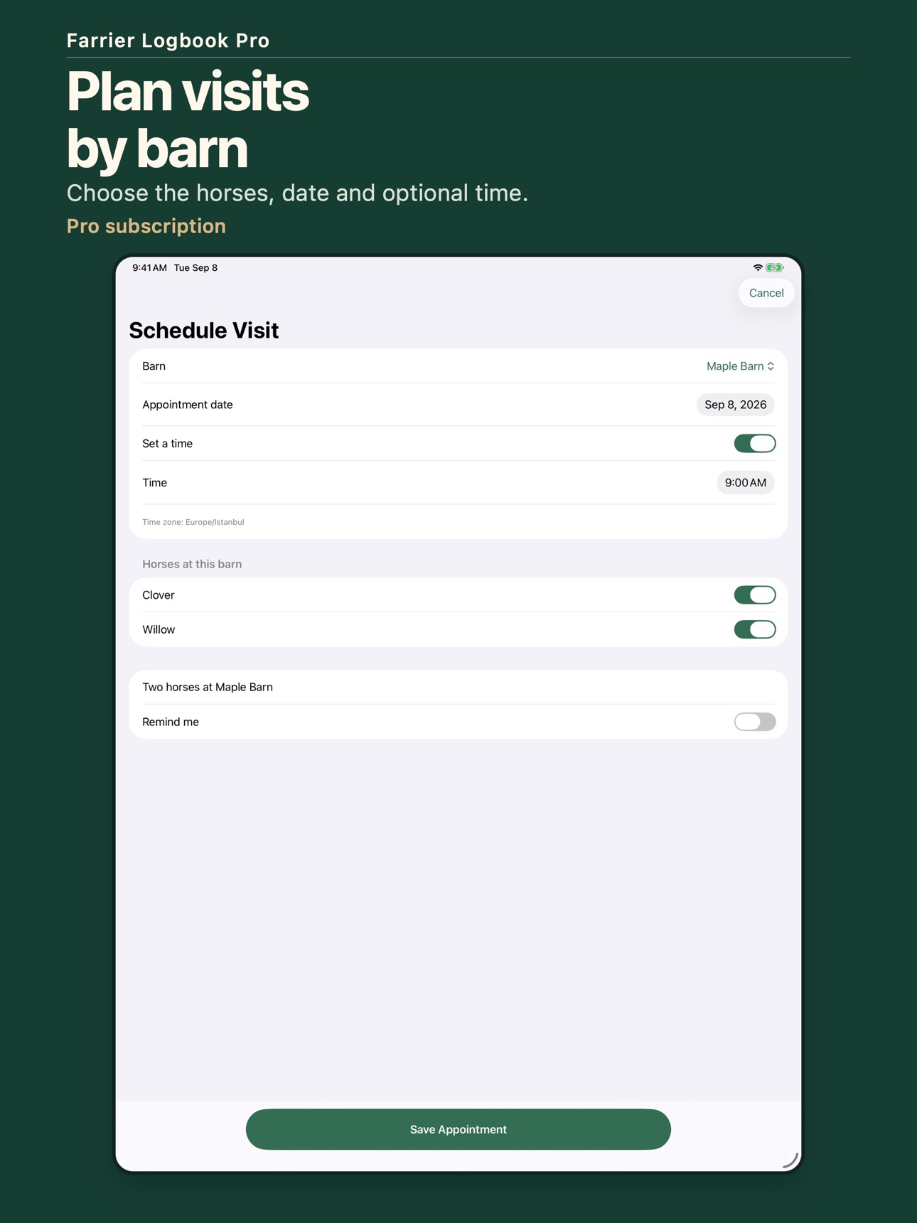 Screenshot 12 of Farrier Logbook Pro