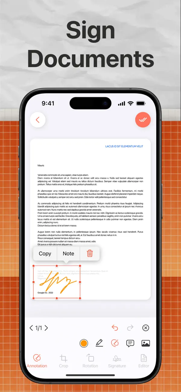 #3. Lens - PDF Scanner & Editor (iOS) By: Colleen Williamson
