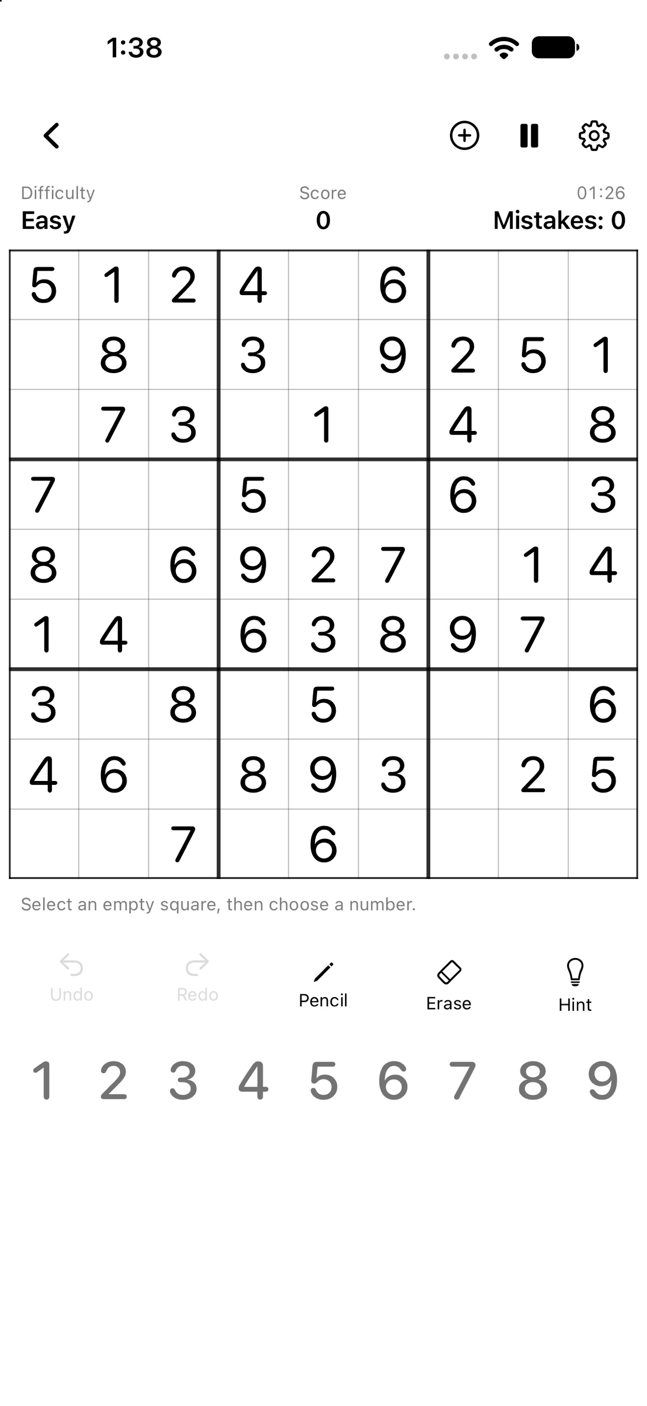 Screenshot 1 of Sudoku My Way
