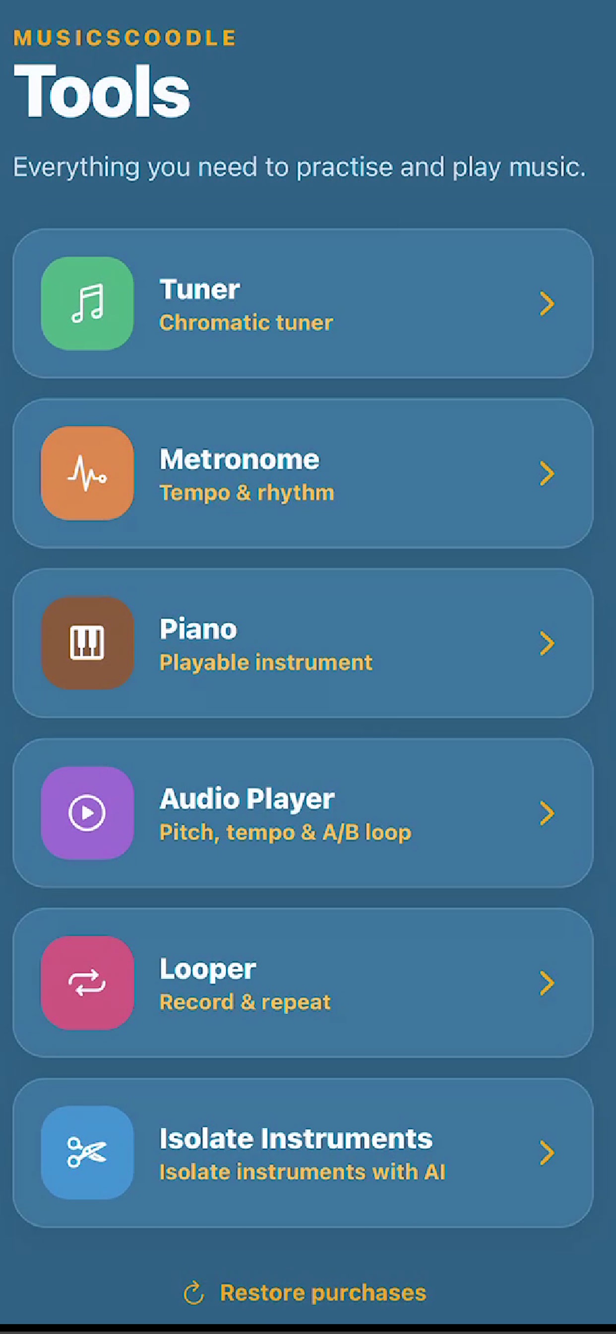 Screenshot 1 of MusicScoodle Tools