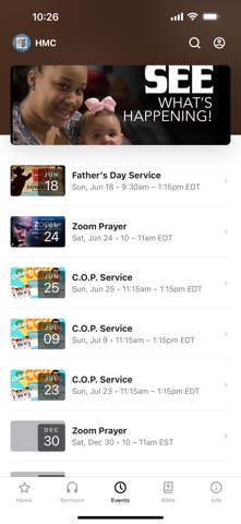 HARRIS MEMORIAL COGIC app screenshot 3
