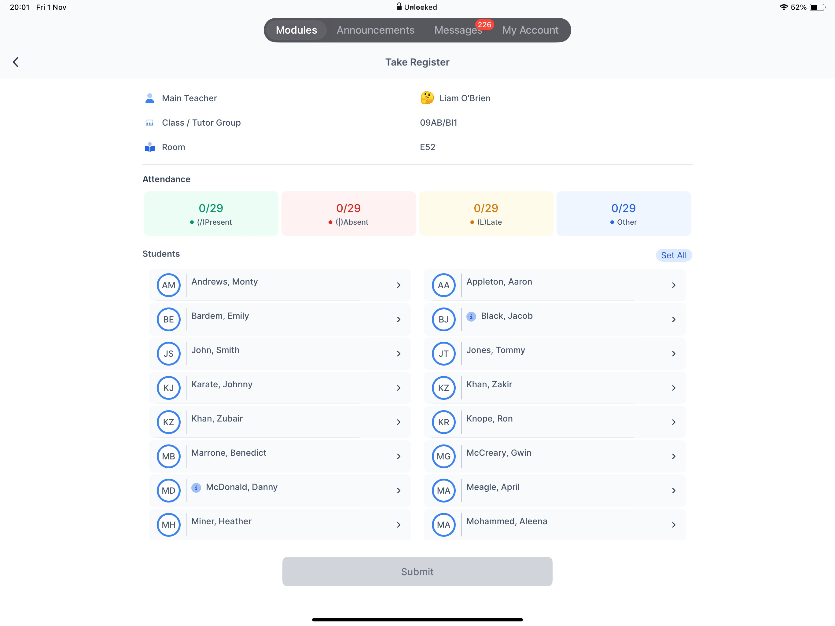 Bromcom Teacher App