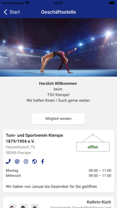 TSV Kierspe 1879/1904 e.V. Screenshot