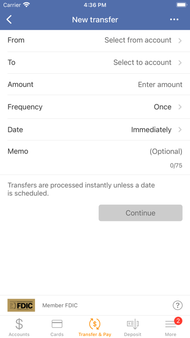 Territorial Savings Screenshot