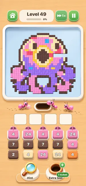 Ant Picnic: Pixel Puzzle screenshot 3