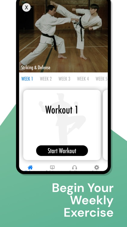 Karate Training Interval Moves