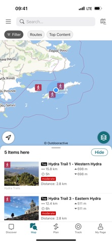 Hydra Trails - Hiking Guide screenshot