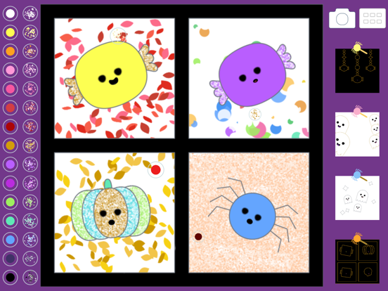 Halloween Coloring Kid Toddler iPad screenshot