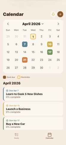 Beacon: Journal + Goal Tracker screenshot