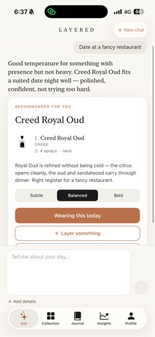 Layered – Fragrance Screenshot 2 of 6