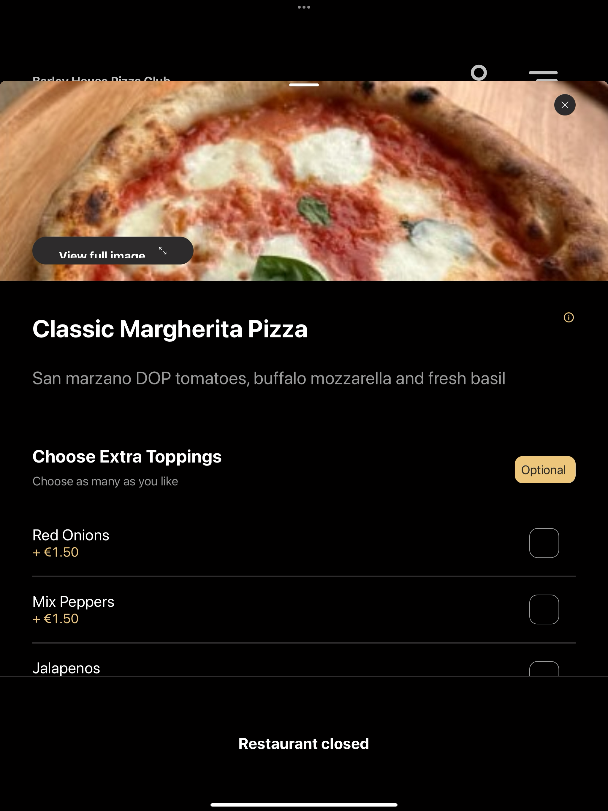 Barley House Pizza Club screenshot 8