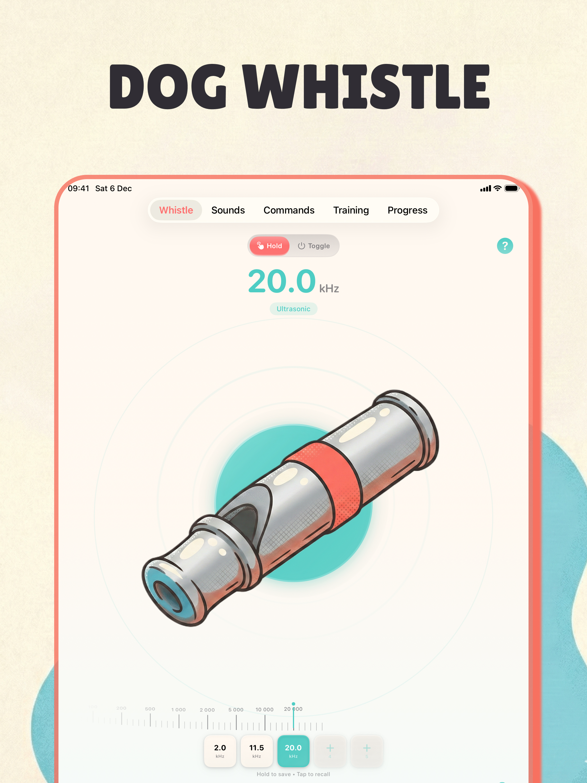 Dog Whistle: Clicker, Training