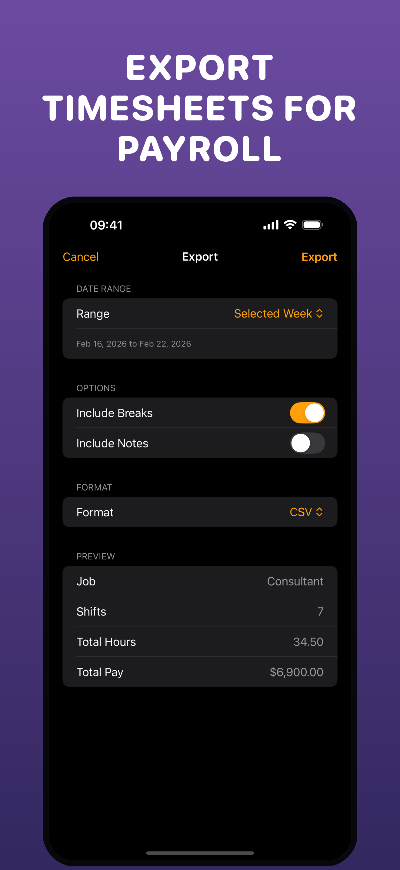 Shift & Hours Tracker: Pay Log screenshot 3