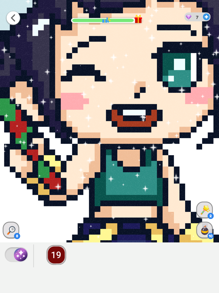 #4. Pixel by Color: Pixel Art (iOS) By: Tu Nguyen Ngoc