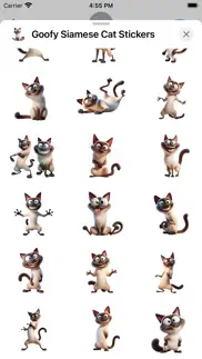 How to cancel & delete goofy siamese cat stickers 3
