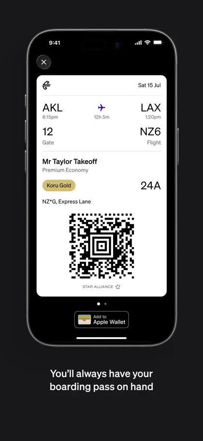 Screenshot 5 von 6 zu Air NZ