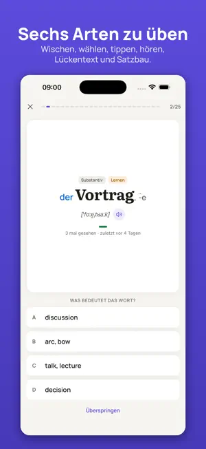 Lernkartei: German Flashcards screenshot 4
