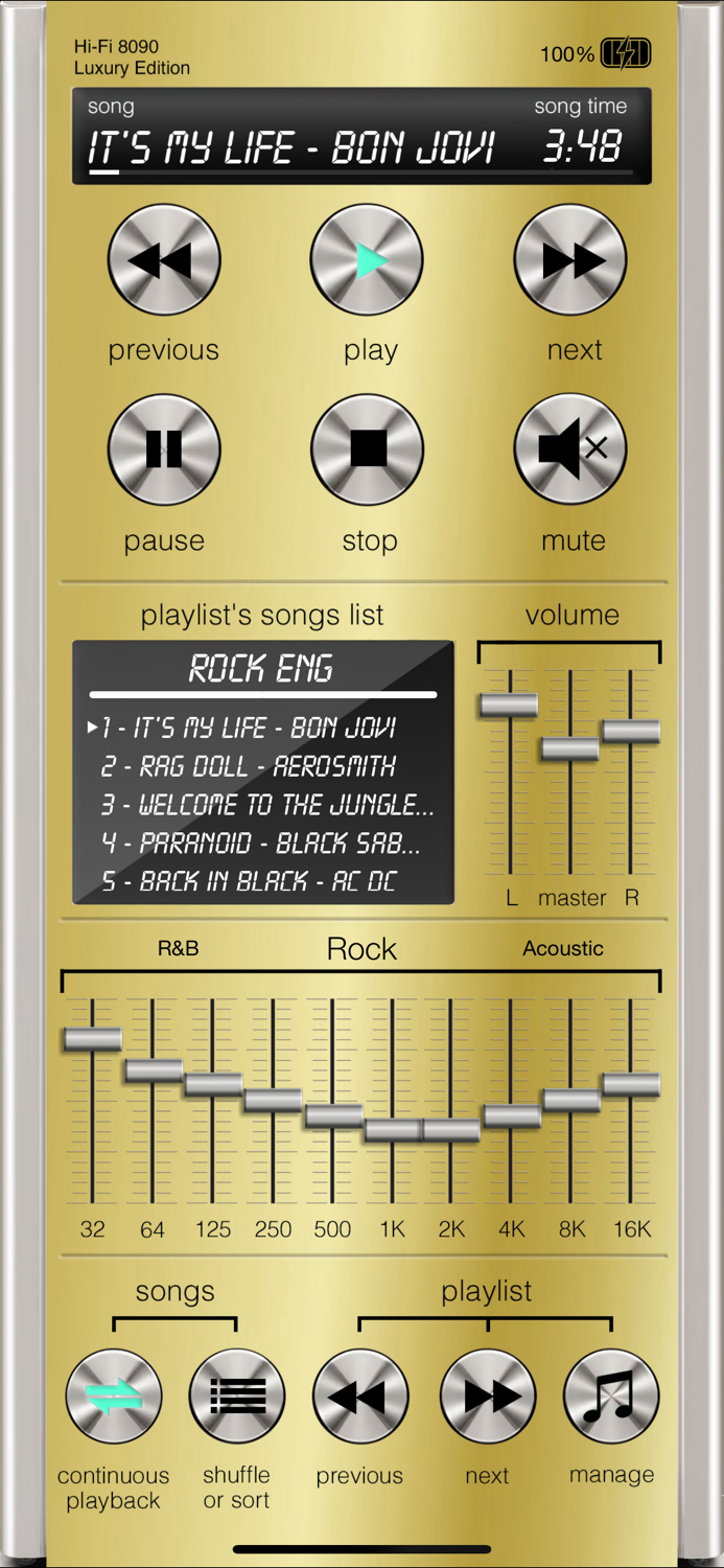 Hi-Fi 8090 Luxury Edition