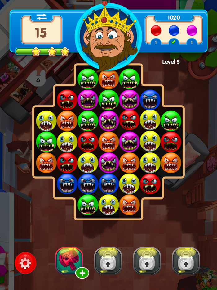 POP Germs Match 3 Puzzle