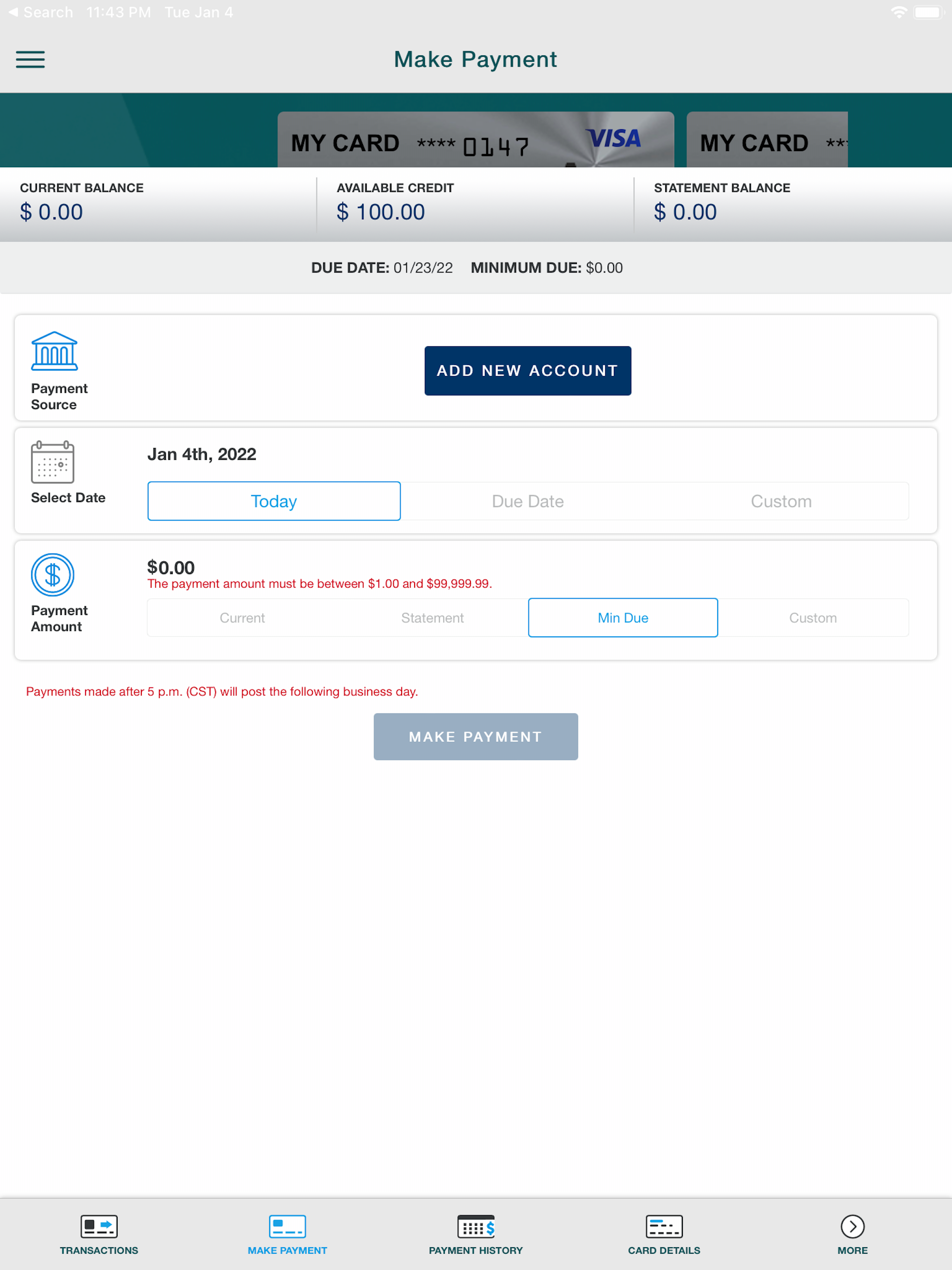 Afena Card Mobile