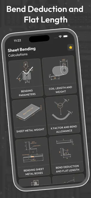 Bend Deduction & Flat Length screenshot 1