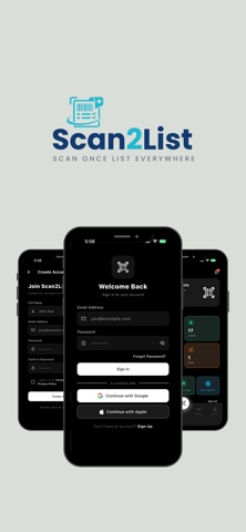 Scan2List - Online eCommerce Screenshot 1 of 10