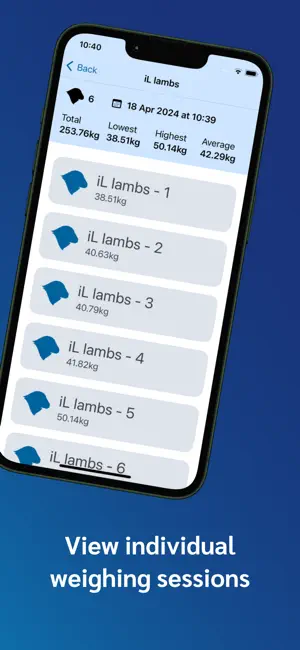 iLivestock eWeigh screenshot 4