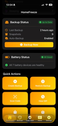 HomeFreeze for Homekit screenshot